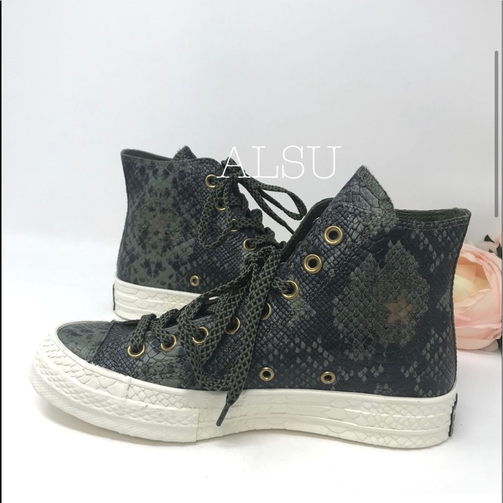 Converse Chuck 70 HI Leather Field Surplus Green - Picture 4 of 8